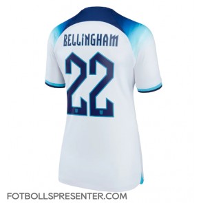 England Jude Bellingham #22 Hemma Matchtröja Dam VM 2022 Kortärmad